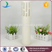 new unique design hollowed out White ceramic decorating vase for home